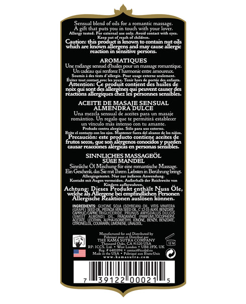 Kama Sutra Aromatics Oil Sweet Almond
